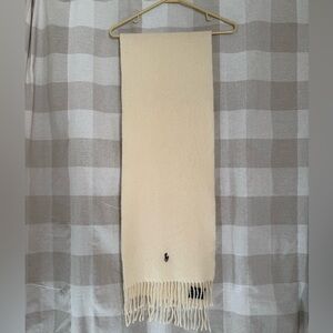 Polo by Ralph Lauren Wool Scarf in Cream